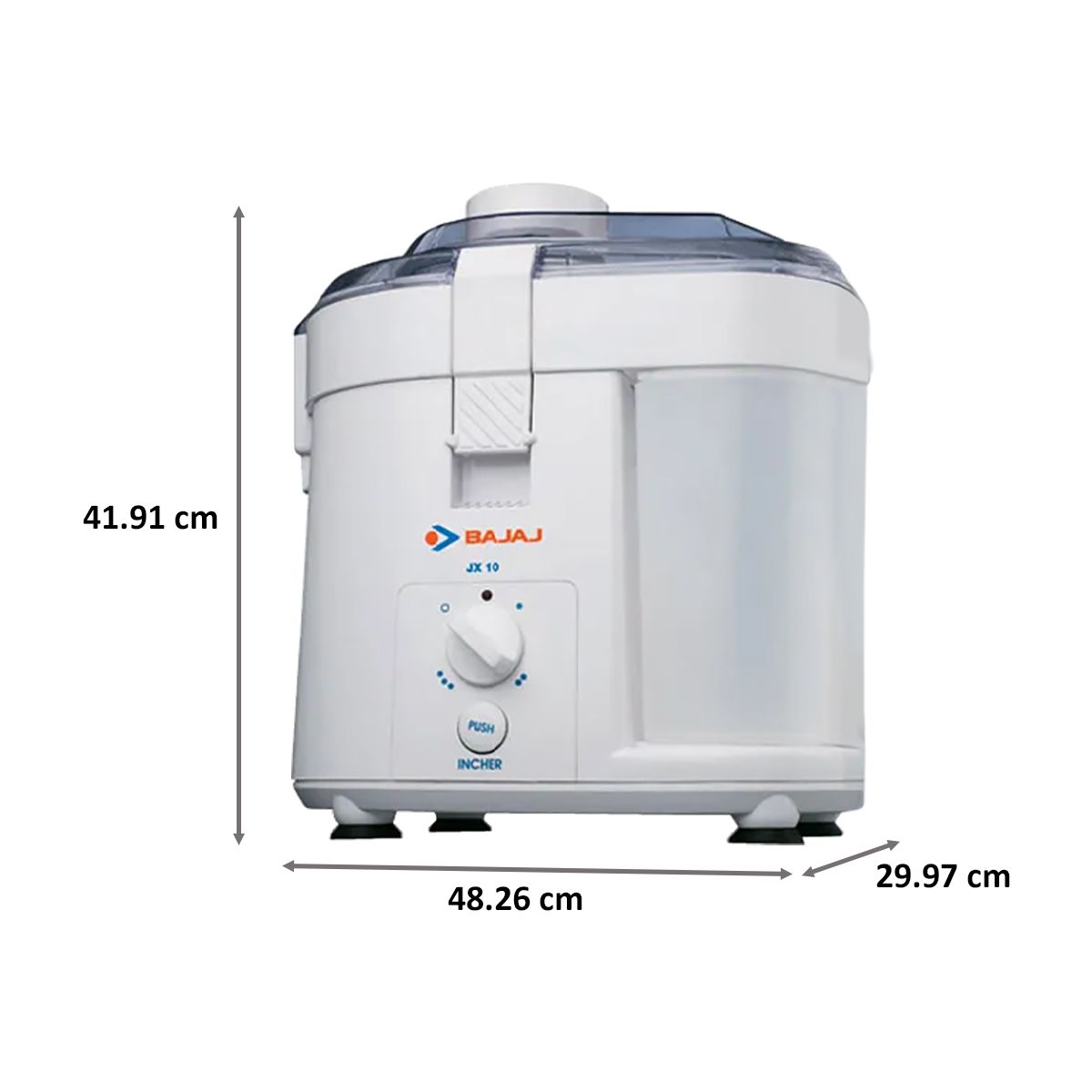 Buy BAJAJ JX 10 450 Watt 3 Jars Juicer Mixer Grinder (3 Speed Control